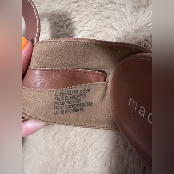 Steve Madden Clyde Brown Wedge Shoes with Modern Design 8.5 - Picture 5 of 5